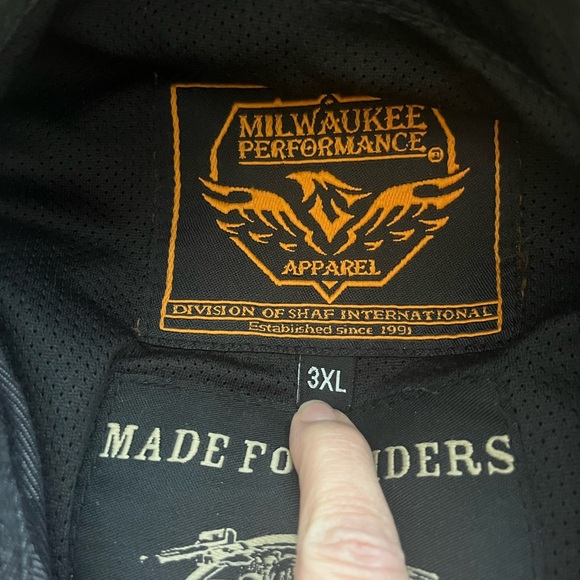 Milwaukee Performance Apparel Men's Aramid Checkered Plaid Biker Shirt size 3XL - Picture 13 of 14